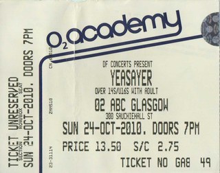 Yeasayer ticket