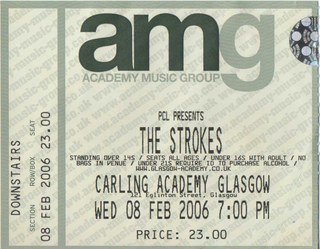 The Strokes ticket