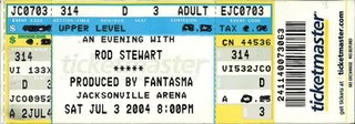 Rod Stewart ticket