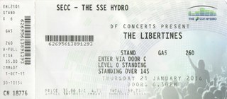 The Libertines ticket