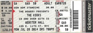 The Kooks ticket