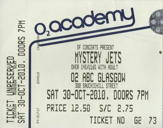 Mystery Jets ticket