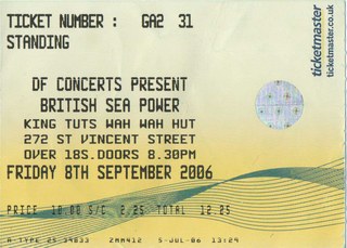 British Sea Power ticket