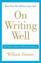On Writing Well by William Zinsser