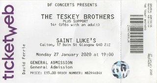 The Teskey Brothers ticket
