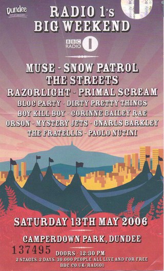Radio 1's Big Weekend ticket