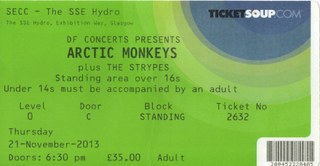 Arctic Monkeys ticket