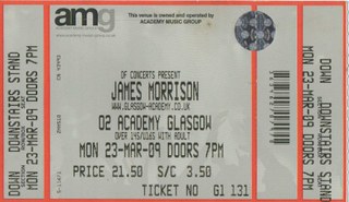 James Morrison ticket