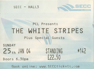 The White Stripes ticket