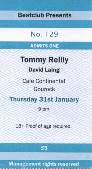 Tommy Reilly ticket