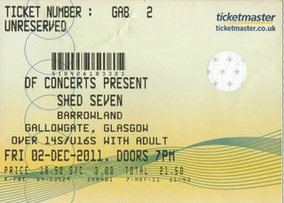 Shed Seven ticket