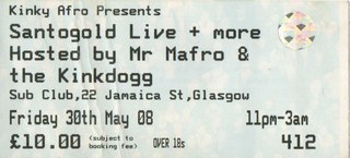 Santogold ticket