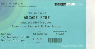 Arcade Fire ticket
