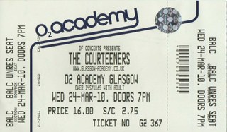The Courteeners ticket