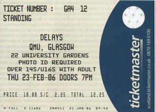 Delays ticket